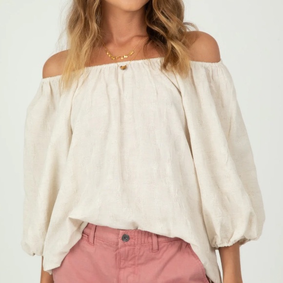 Topshop Tops - NWOT Topshop Linen Flowy Top